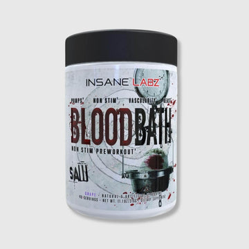 Insane Labz Saw-Bloodbath- Non-Stim Pump-Pre-Workout-Powder with Nitrosigine®, OxyGold™, Agmatine Sulfate, L-Citrulline and Betainne Anhydrous | Megapump